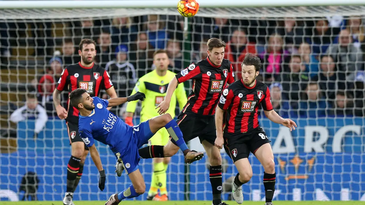 Leicester vs Bournemouth 0-0, Mahrez Buang Peluang Emas 