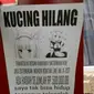 6 Pemberitahuan Kucing Hilang Ini Nyeleneh Banget, Curi Perhatian (sumber: 1cak)