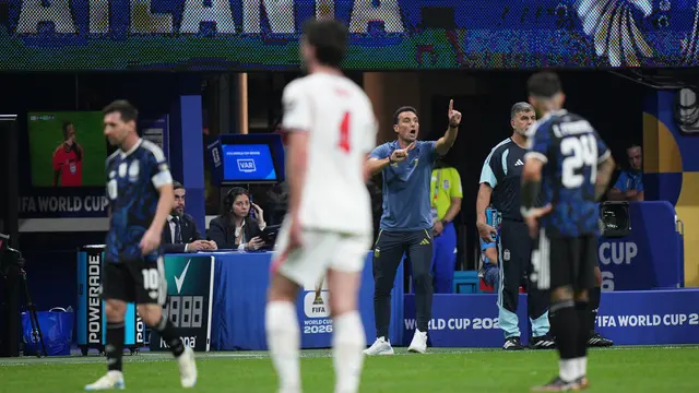 Pelatih Argentina Lionel Scaloni