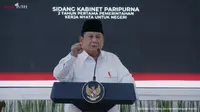 Prabowo Jawab Kritik Kabinet Gemuk
