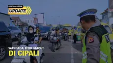 Kontributor Cirebon, Panji Prayitno melaporkan secara langsung situasi lalu lintas di Cirebon.