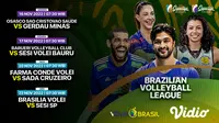 Jadwal Lengkap dan Live Streaming Brazilian Volleyball League 2022 di 16-21 November