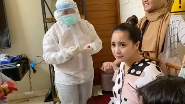 Nagita Slavina lakukan test swab