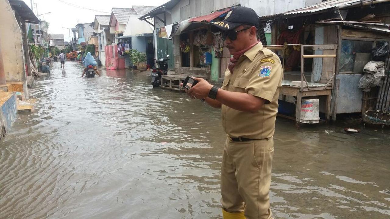 Banjir rob di Penjaringan, Jakarta Utara