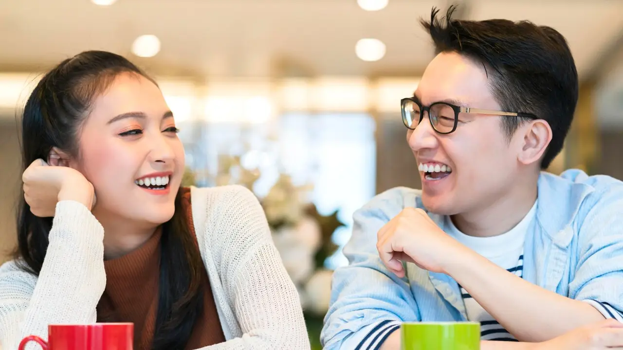 Couple Laughing