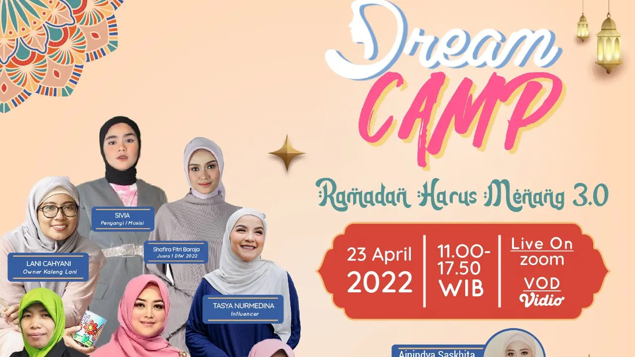 Event tahunan situs muslim lifestyle Dream.co.id yang rutin berlangsung selama Ramadhan, Dream Camp, kembali hadir. Yuk kita simak keseruannya.
