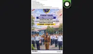 Hoaks Lowongan Kerja Seputar Dinas Perhubungan Beredar di Medsos, Cek Faktanya