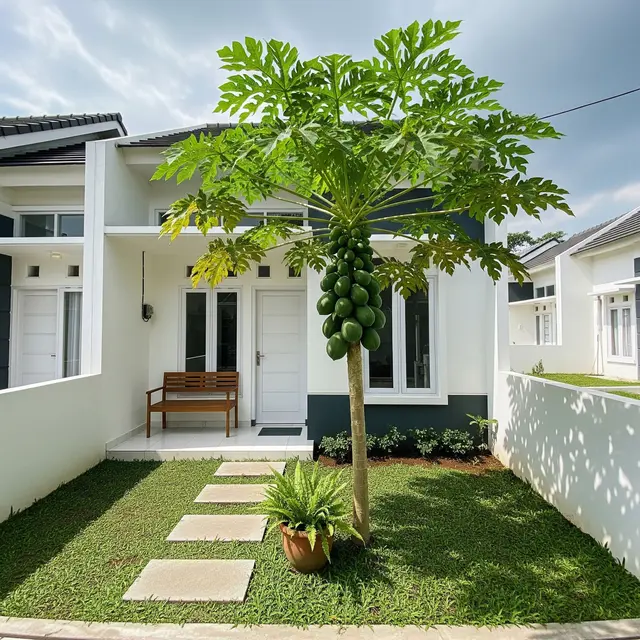 9 Jenis Pohon Pepaya yang Tidak Merusak Pondasi Rumah, Aman dan Mudah Dirawat