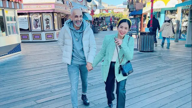 Tampil Mesra, Ini 6 Momen Seru Bunga Zainal dan Suami Liburan Ke San Fransisco