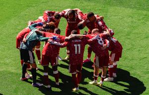 Skuad Liverpool dalam laga kontra Brentford di Liga Inggris, Minggu (24/5/2026). (Dok. Liverpool FC)