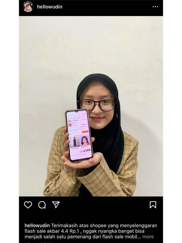 Baliho Pemenang Beli Mobil Rp 1 lewat Flash Sale Shopee Curi Perhatian Warga Medan