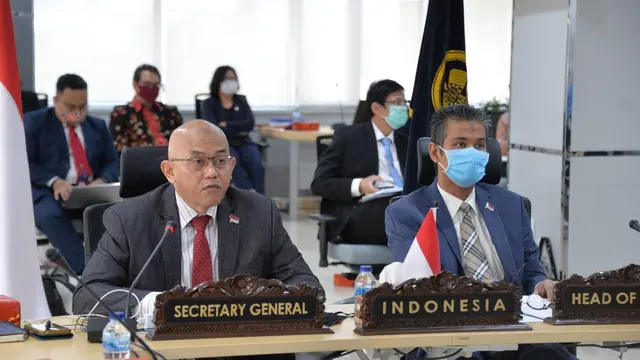 Kementerian Perhubungan menghadiri rangkaian pertemuan ke-49 ASEAN Senior Transport Officials Meeting (STOM) yang dilaksanakan secara virtual. (Dok Kemenhub)