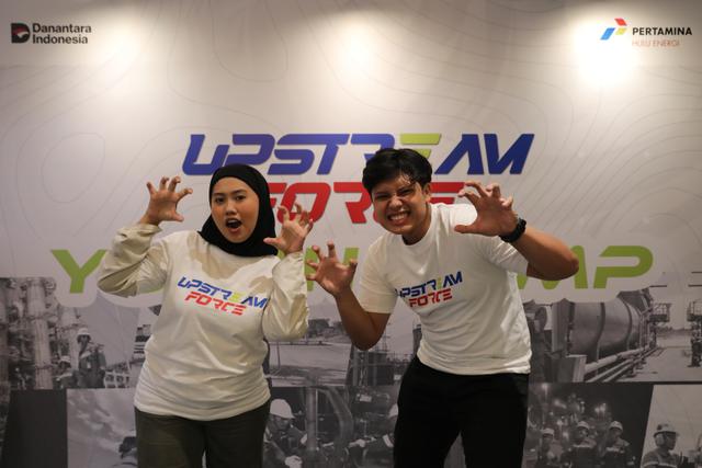 Farell Najwan Areifa dan Shabrina Nur Amalia dari Universitas Pertamina.