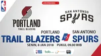 Portland Trail Blazers Vs San Antonio Spurs_2 (Bola.com/Adreanus Titus)