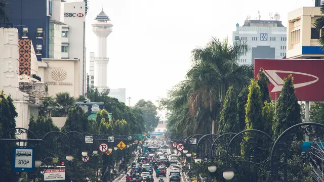 Ilustrasi Bandung Jalan Asia Afrika