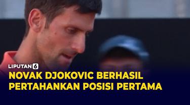 Novak Djokovic Berhasil Singkirkan Stan Wawrinka 6-2 di Roma