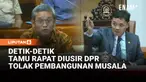 Ketua Komisi III DPR RI, Habiburokhman, naik pita ke pihak pengembang perusahaan PT Hasana Damai Putra (HDP) saat rapat soal penolakan akses pembangunan musala di Bekasi. Rapat ini digelar di Gedung Parlemen, Jakarta Kamis (26/2).