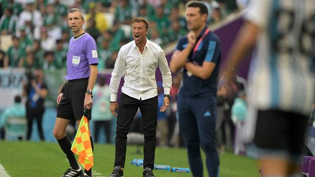 Pelatih Timnas Arab Saudi, Herve Renard.