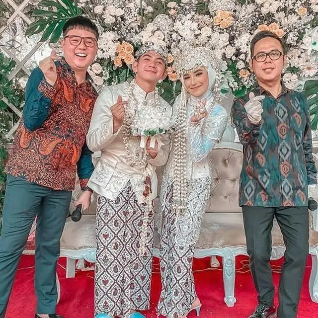 Kenal Lewat Taaruf, Ini 6 Momen Pernikahan Rizki D'Academy dan Nadya Rahayu