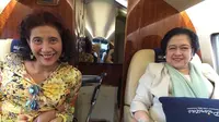 Susi Pudjiastuti dan Megawati. (Foto: Dok. Instagram @susipudjiastuti115)