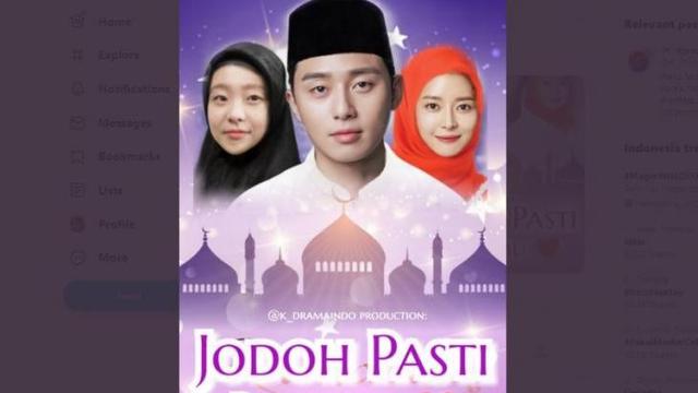 6 Editan Foto Aktor Korea Pakai Peci, Siap Sambut Ramadhan