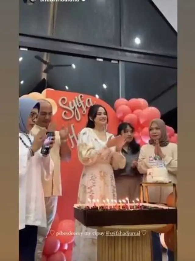 6 Potret Ulang tahun Syifa Hadju yang ke-22 tahun, Dihadiri Rekan Artis