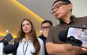 Rebecca Klopper Jawab Tudingan Ditinggal Teman Saat Datangi Bareskrim