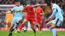 Philippe Coutinho - Pemain asal Brasil ini sempat menjadi pemain andalan Liverpool antara tahun 2013 sampai 2018. Dia mampu mencetak 41 gol dan 37 assist dari 152 penampilan di Premier League untuk The Reds. (AFP/Paul Ellis)