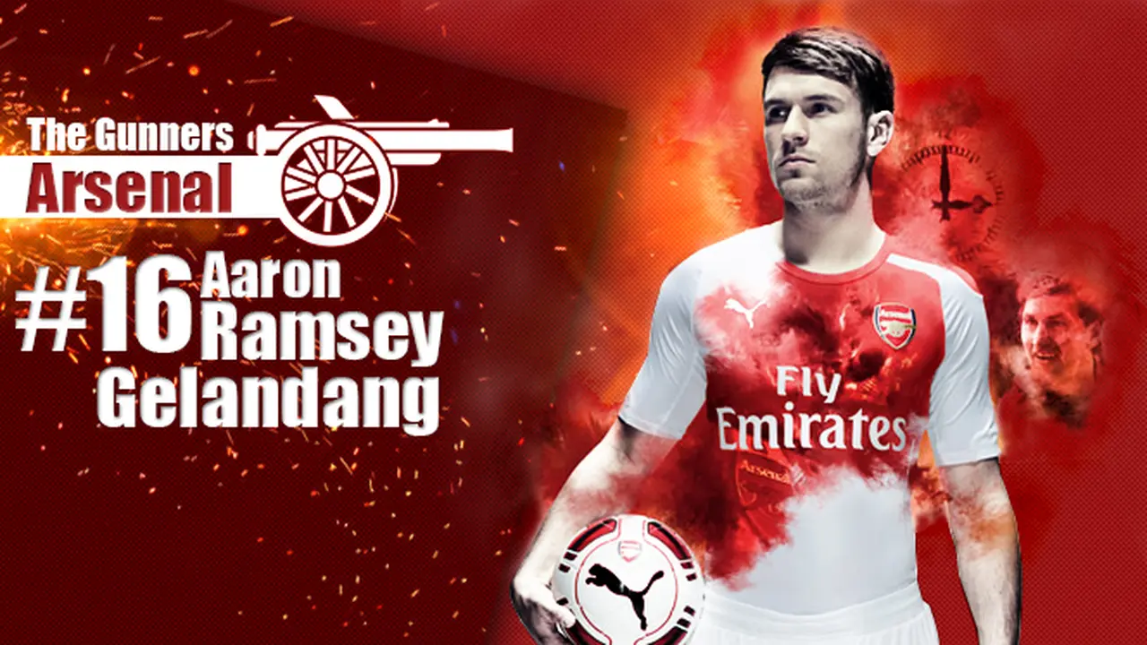 Ilustrasi Aaron Ramsey