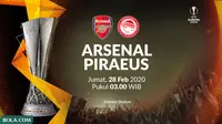 Liga Europa - Arsenal Vs Olympiakos Piraeus (Bola.com/Adreanus Titus)