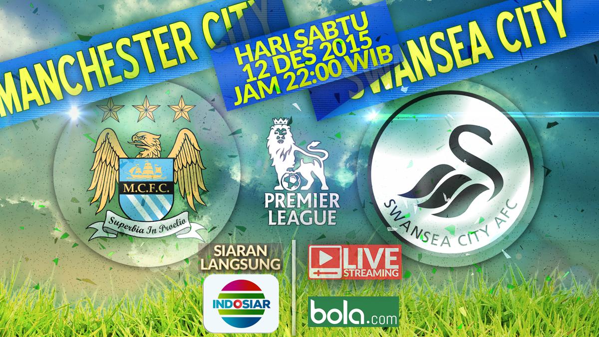Susunan Pemain Manchester City Vs Swansea City - Inggris Bola.com