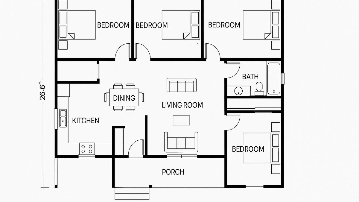 8 Gambar Rumah Kampung 3 Kamar yang Sederhana tapi Menawan, Cocok untuk Keluarga