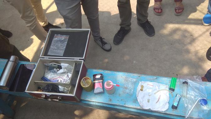 Razia Narkoba di Pasar Manggis, Polisi Juga Amankan Penjual Ayam Goreng