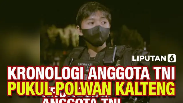 VIDEO: Viral, Anggota TNI Diduga Pukul Polwan Saat Bubarkan Kerumunan