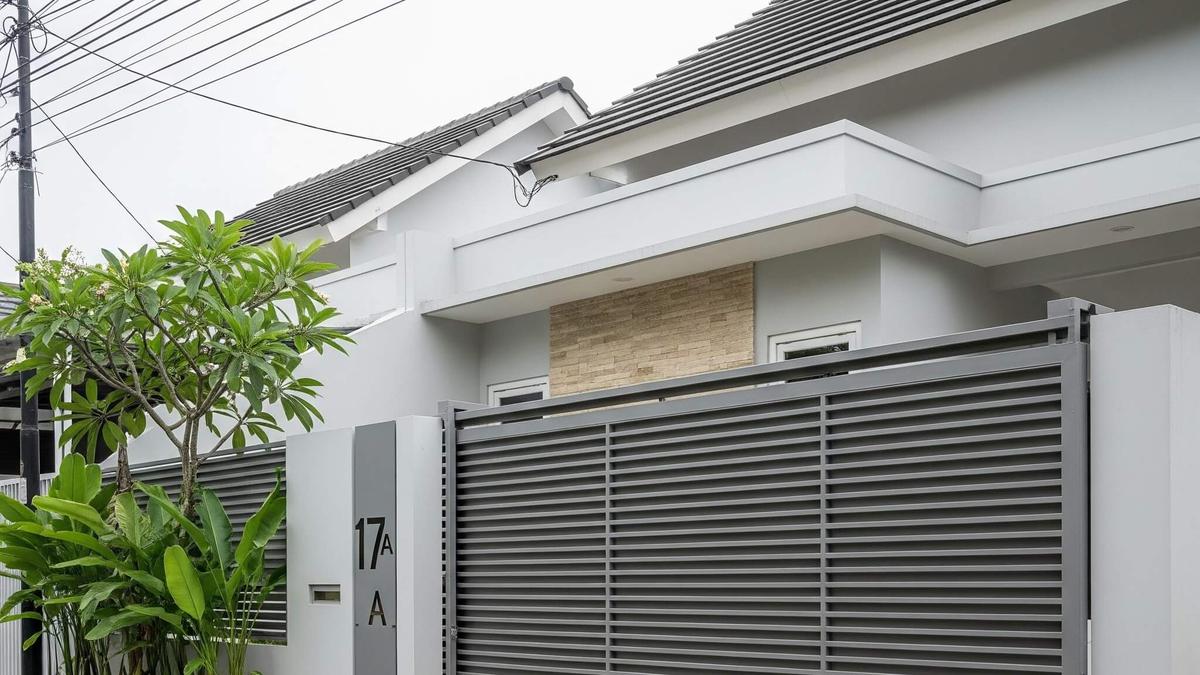 Kombinasi Estetika dan Keamanan, 7 Model Pagar Rumah Baja Ringan Minimalis Modern 2025