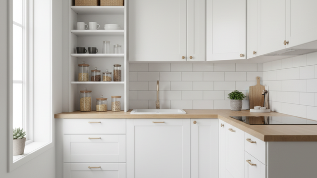 Diseño de cocina funcional 2x3