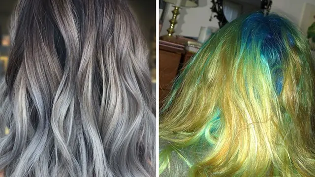 Potret nyeleneh orang mewarnai rambut (sumber: demilked.com)