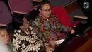 Ketum Partai Hanura Oesman Sapta Odang (OSO) (kiri) dan Ketua MPR RI, Zulkifli Hassan menghadiri  perayaan HUT Ketum PDIP Megawati Soekarnoputri di Taman Ismail Marzuki (TIM), Jakarta, Selasa (23/1). (Liputan6.com/Faizal Fanani)