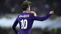 Gelandang Fiorentina asal Italia, Federico Bernardeschi. (AFP/Filippo Monteforte)