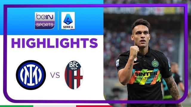 Berita video highlights kemenangan Inter Milan atas Bologna dengan skor 6-1 pada pekan ke-4 Liga Italia (Serie A) 2021/2022, Sabtu (18/9/2021) malam hari WIB.