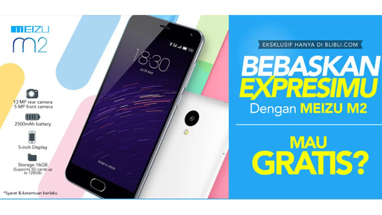 Ponsel Meizu M2, Ekslusif dan Lebih Hemat di Blibli.com