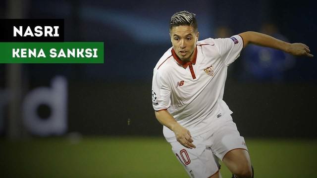 Samir Nasri tersangkut kasus doping dan disanksi enam bulan oleh UEFA.