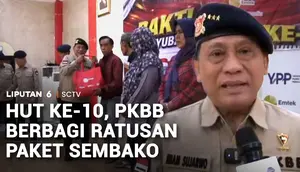 Satu Dekade Mengabdi, PKBB Salurkan Bantuan Sembako di Tengah Tingginya Harga Pangan