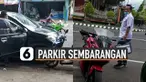 Bukannya sadar jika dia salah. Pria ini justru marah-marah setelah mobilnya digembok karena parkir sembarangan.