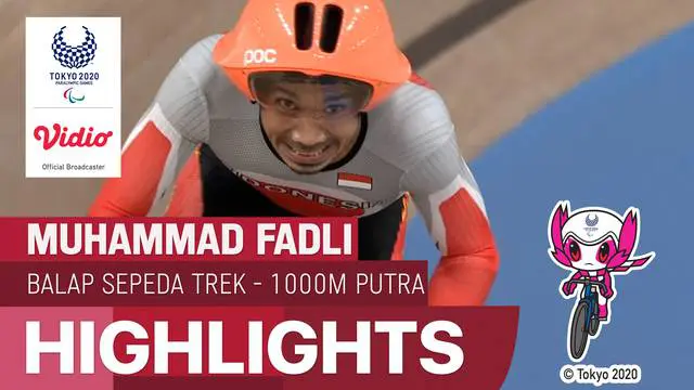 Berita video highlights cabor para-cycling nomor time trial 1000 m kategori C4-5 1000 Paralimpiade Tokyo 2020. Muhammad Fadli harus puas di urutan ke-17