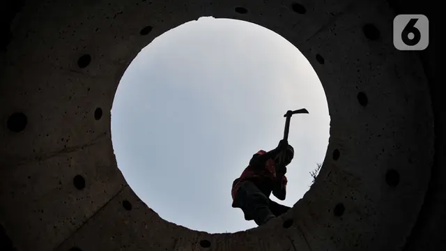 Sumur Resapan di Kawasan Monas