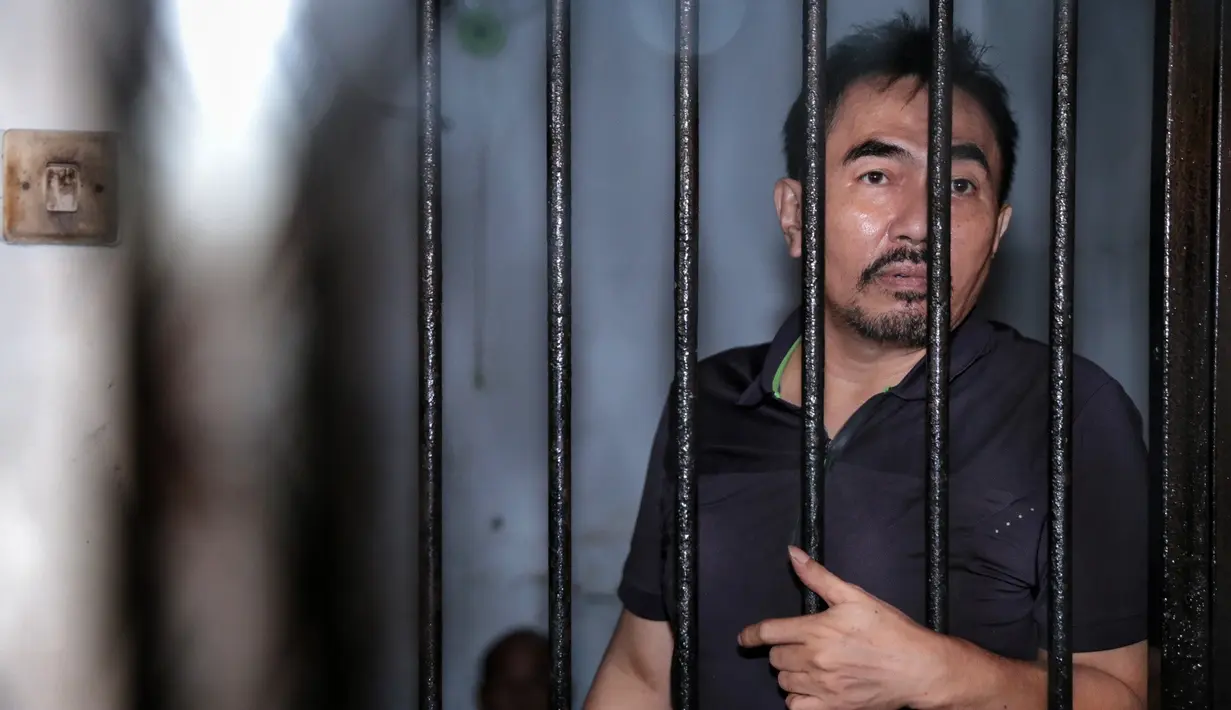 Sidang lanjutan Aa Gatot Brajamusti (Adrian Putra/bintang.com)