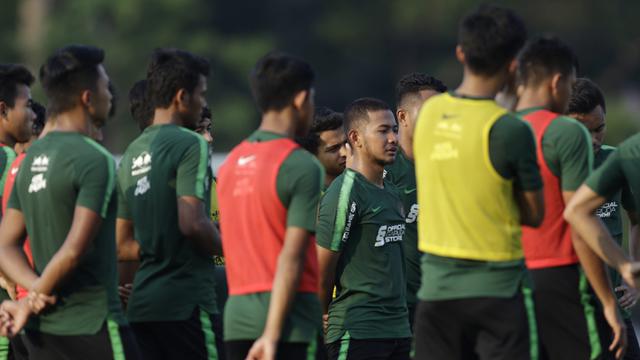 Latihan Timnas Indonesia U-22
