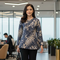 Model Atasan Batik Formal Wanita untuk Tampil Elegan (created by AI)