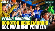 Detik-Detik Bobotoh Bergemuruh Sambut Gol Penalti Mariano Peralta, Persib Kalahkan The Cong-Viettel 1-0